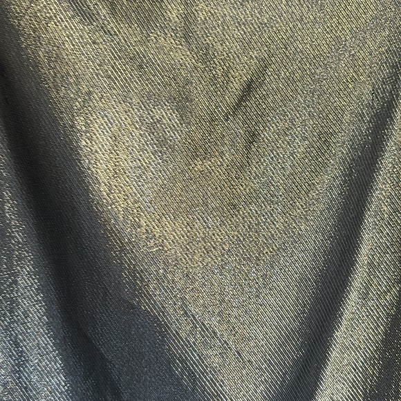 Silver and black 100% silk mini dress. Fully lined. Cynthia Rowley size M. - Picture 3 of 7